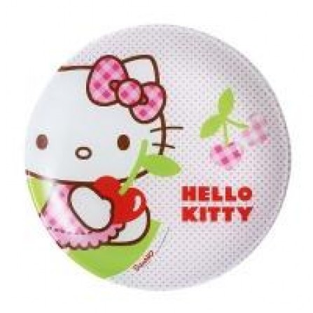 Тарелка десертная Luminarc HELLO KITTY CHERRIES 200 мм, 1 шт.