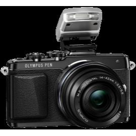 Цифровая системная фотокамера Olympus E-PL7 14-42 mm Pancake Zoom Kit black/black