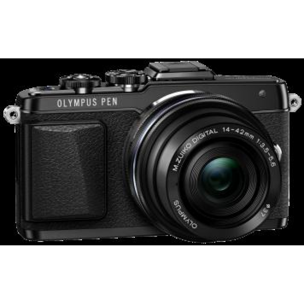 Цифровая системная фотокамера Olympus E-PL7 14-42 mm Pancake Zoom Kit black/black