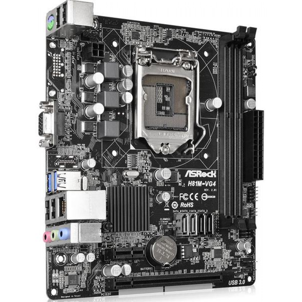 Материнская плата ASRock s1150 H81 H81M-VG4 R2.0