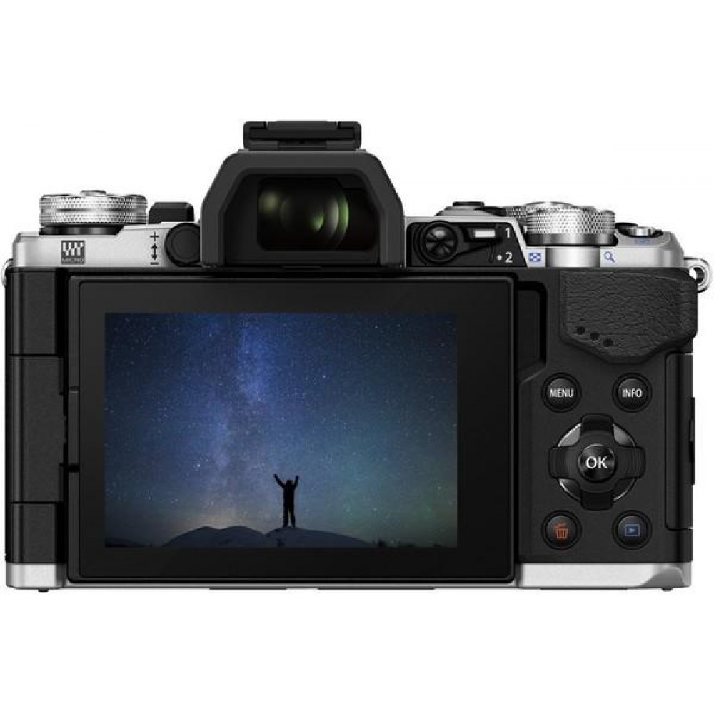 Цифровая системная фотокамера Olympus E-M5 mark II Pancake Zoom 14-42 Kit Silver/Silver