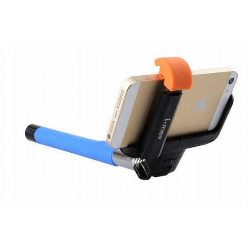Универсальный беспроводной селфи стик I-MEE Rolipod Selfie Wireless Ctrl Shutter Blue