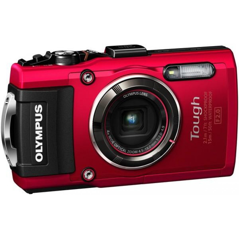 Цифровая фотокамера Olympus TG-4 Red