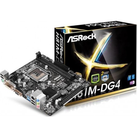 Материнская плата ASRock s1150 H81 H81M-DG4