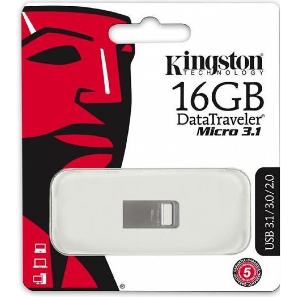 Flash Drive Kingston DT Micro 16 GB USB 3.1