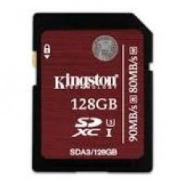 Карта памяти Kingston SDXC 128 GB Ultimate UHS-I U3 (R90, W80MB/s)