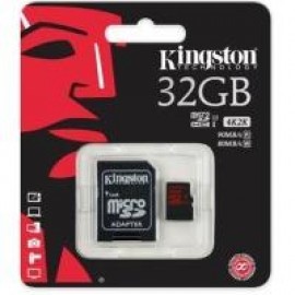 Карта памяти Kingston microSDHC 32 Gb UHS-I +adapter U3 (R90, W80MB/s)