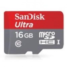 Карта памяти Sandisk microSDHC 16GB Mobile Ultra Class 10 UHS 80MB/s