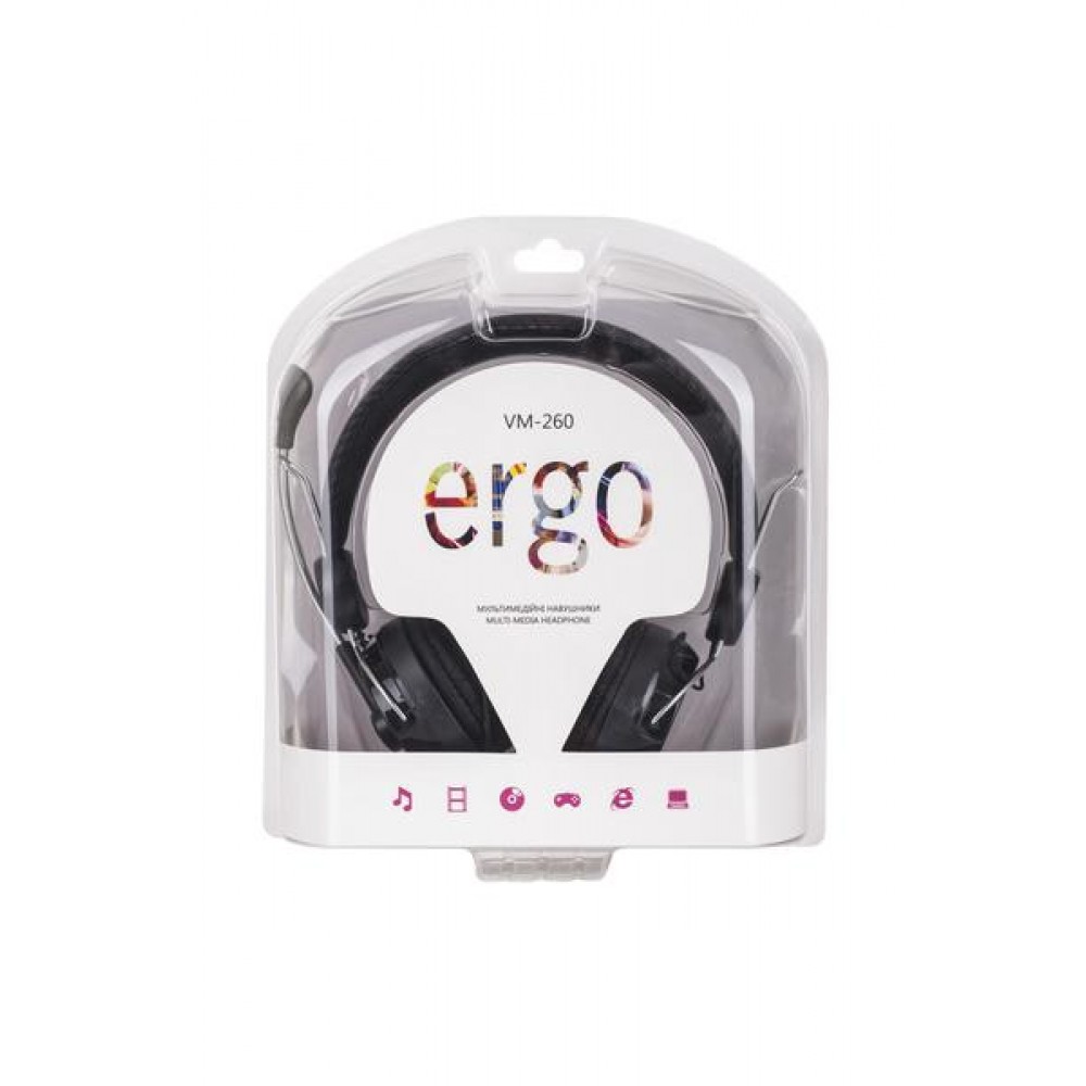 Мультимедийная гарнитура Ergo VM-260 Black