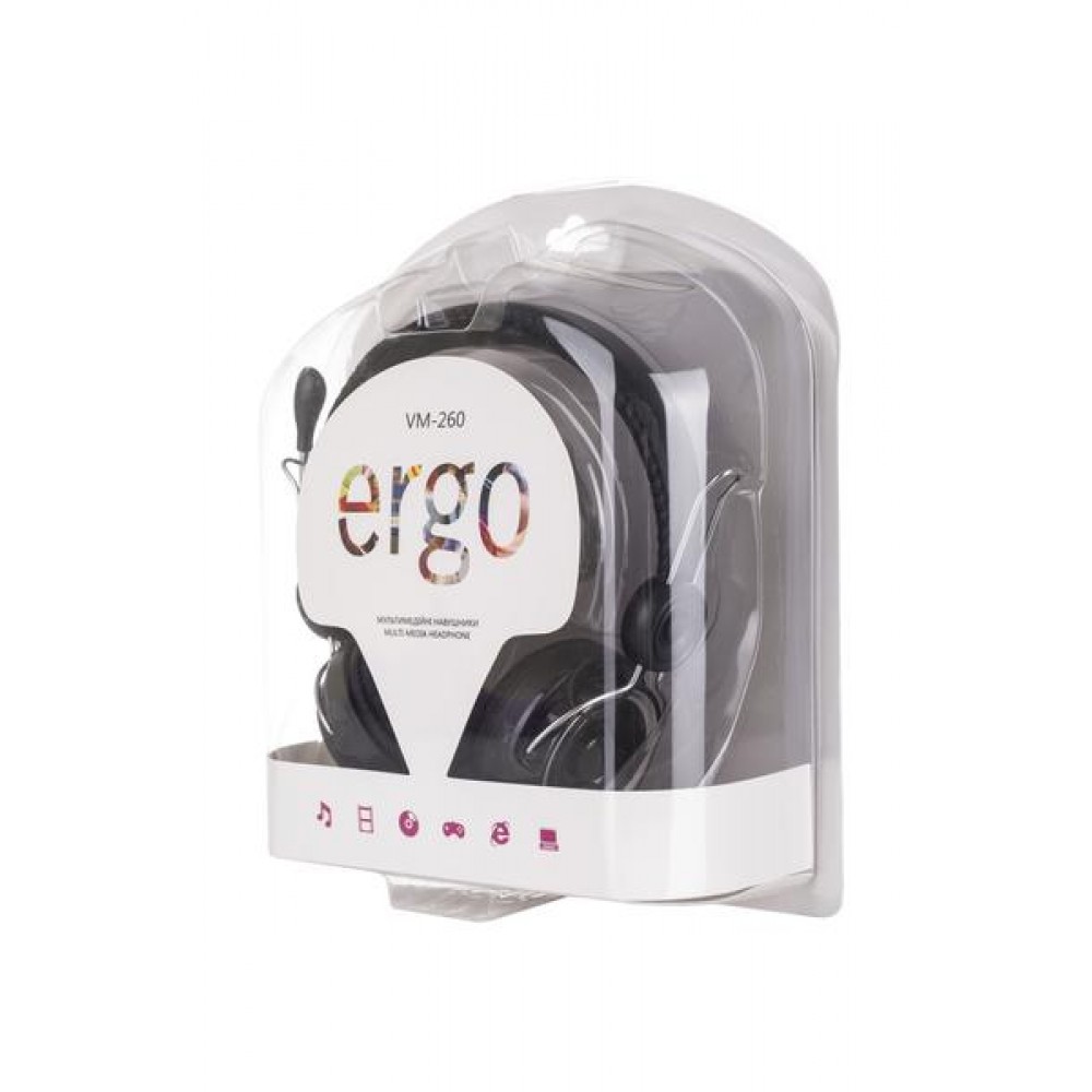 Мультимедийная гарнитура Ergo VM-260 Black