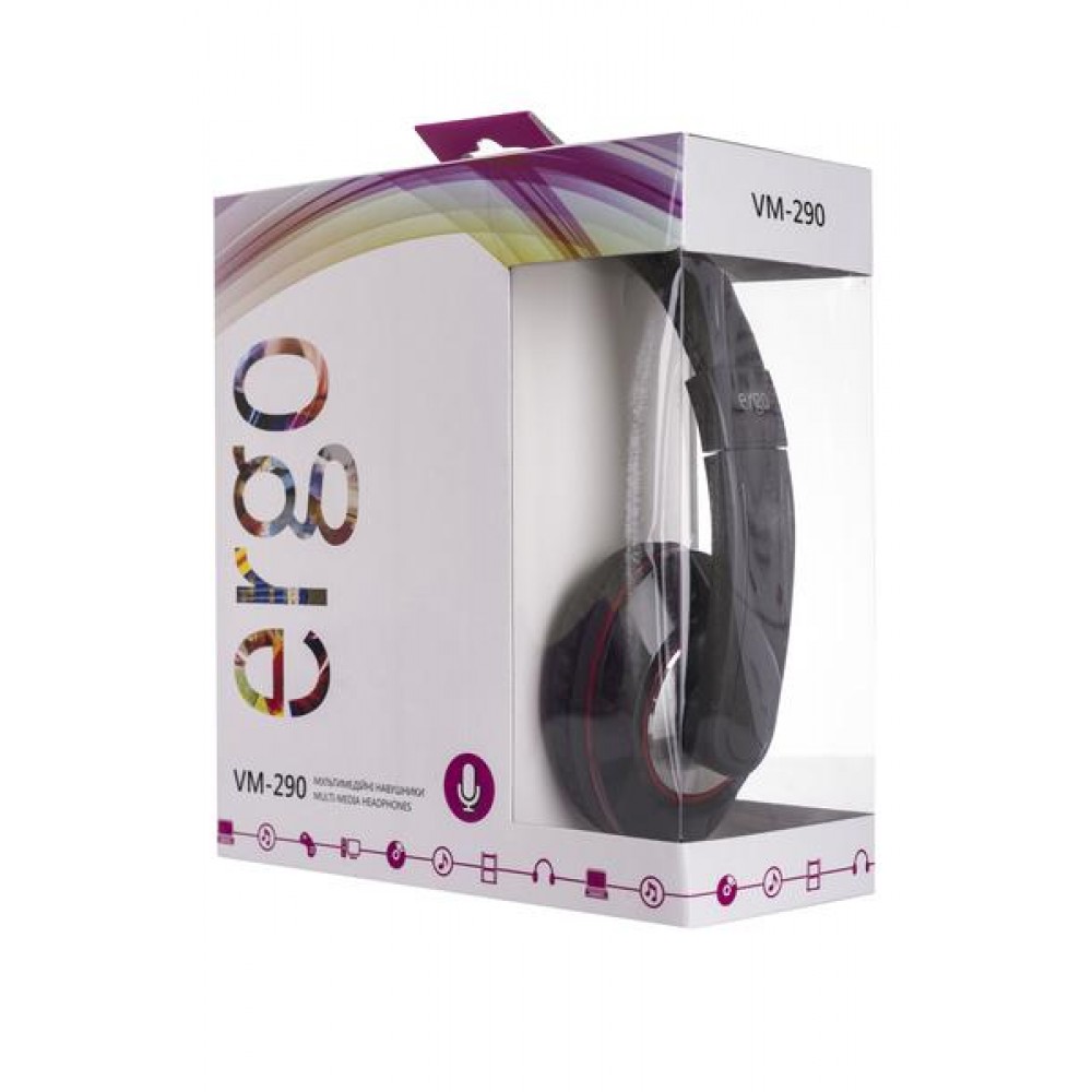 Мультимедийная гарнитура Ergo VM-290 Black