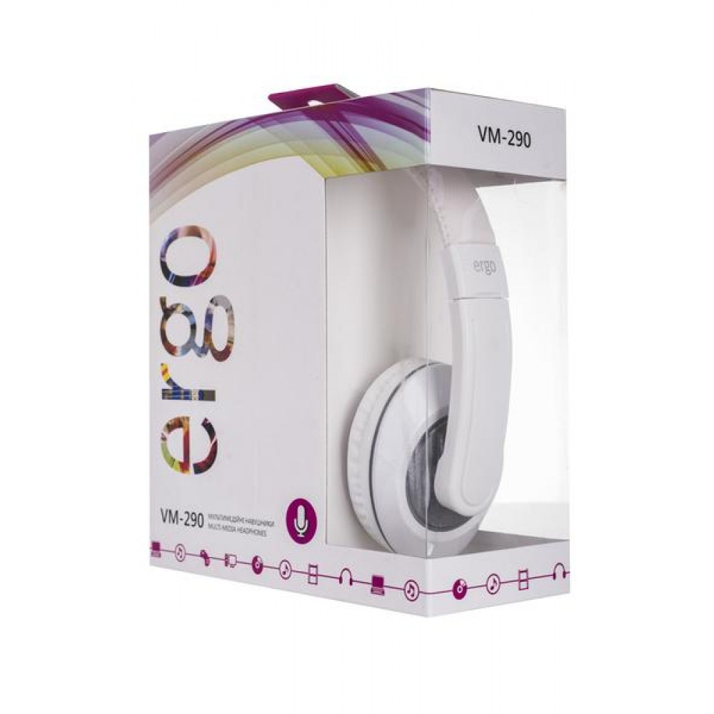Мультимедийная гарнитура Ergo VM-290 White