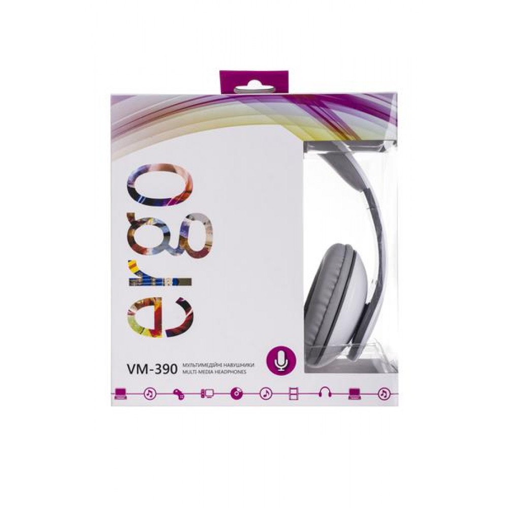 Мультимедийная гарнитура Ergo VM-390 Grey