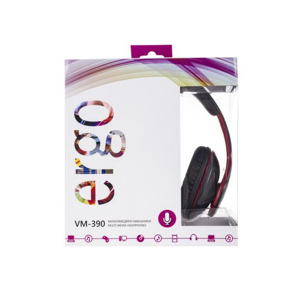 Мультимедийная гарнитура Ergo VM-390 Red