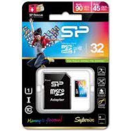 Карта памяти Silicon Power microSDHC 32 GB UHS-I Superior COLOR + ad