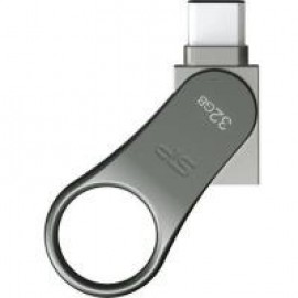 Flash Drive Silicon Power Mobile C80 32 GB USB 3.0, Type-C, Silver