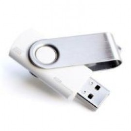 Flash Drive No Logo Goodram TWISTER 4 GB bulk WHITE