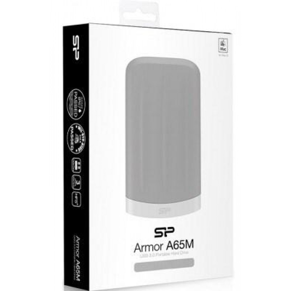 HDD накопитель SILICON POWER Armor A65M 2 TB for Apple USB 3.0 White