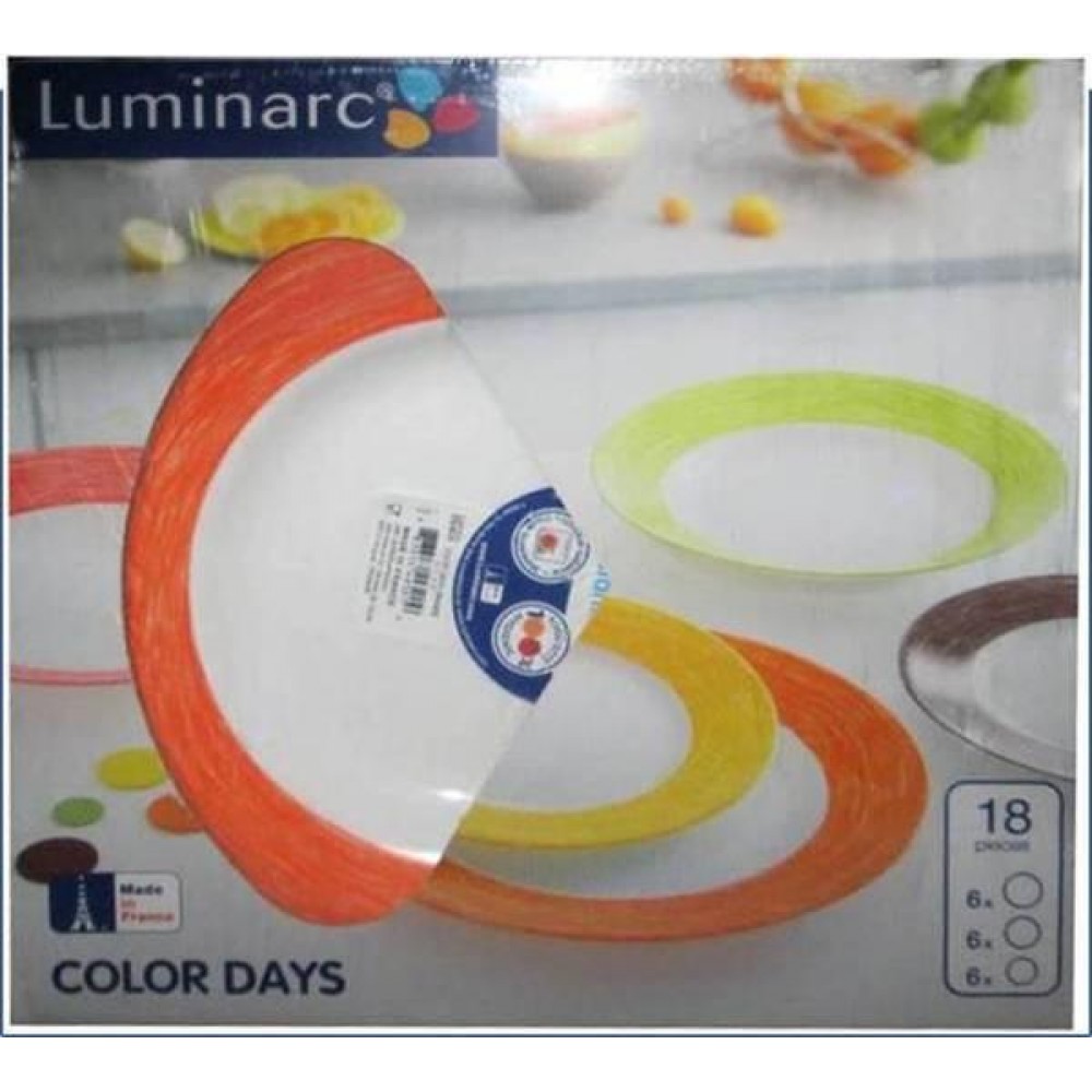 Сервиз столовый LUMINARC COLOR DAYS ORANGE, 18 предметов
