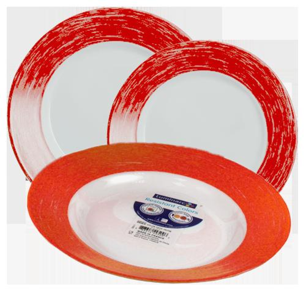 Сервиз столовый LUMINARC COLOR DAYS RED, 18 предметов