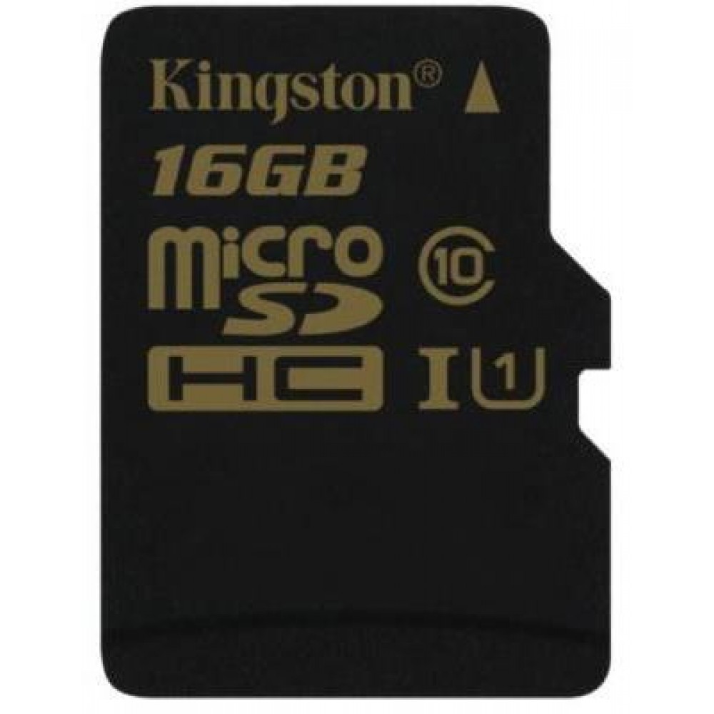 Карта памяти Kingston microSDHC 16 Gb UHS-I no ad U1 (R90, W45MB/s)