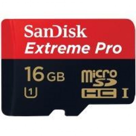 Kарта памяти Sandisk microSDHC 16GB Extreme Pro Cl10 UHS-I U3 95MB/s