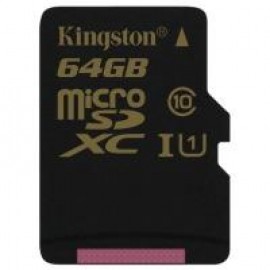 Kарта памяти Kingston microSDXC 64 Gb UHS-I no ad U1 (R90, W45MB/s)