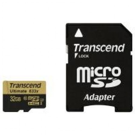 Карта памяти Transcend microSDHC 32GB UHS-I U3 Ultimate (R95,W85MB/s)