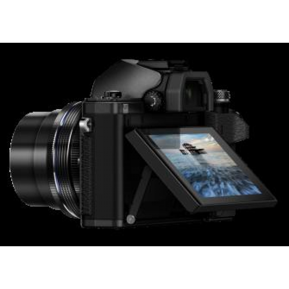 Цифровая системная фотокамера Olympus E-M10 mark II Pancake Zoom 14-42 Kit black/black