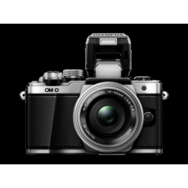 Цифровая системная фотокамера Olympus E-M10 mark II Pancake Zoom 14-42 Kit silver/silver