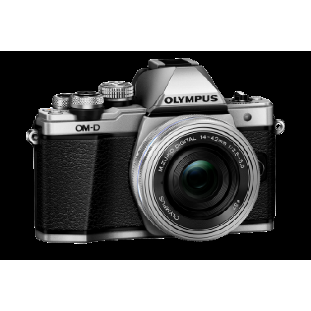 Цифровая системная фотокамера Olympus E-M10 mark II Pancake Zoom 14-42 Kit silver/silver