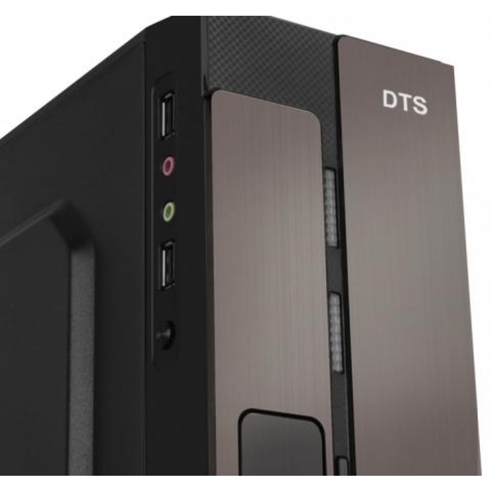 Корпус DTS miniITX/mATX TD-M01 Slim 400W Black