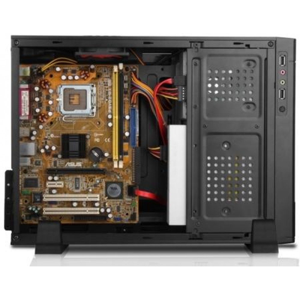 Корпус DTS miniITX/mATX TD-M01 Slim 400W Black
