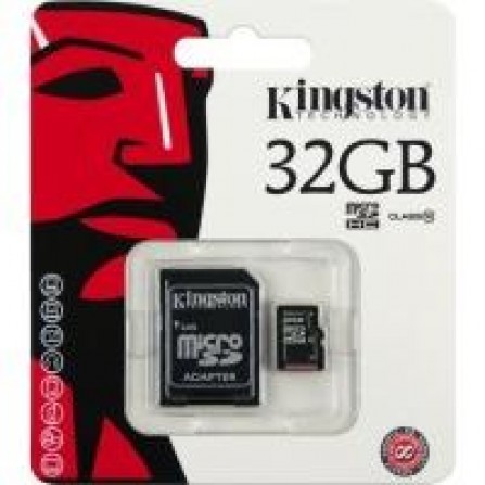 Карта памяти Kingston microSDHC 32 Gb UHS-I no ad U1 (R45, W10MB/s)