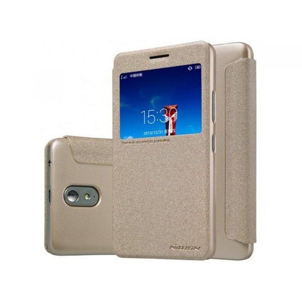 Чехол Nillkin Lenovo Vibe P1m - Spark series Gold