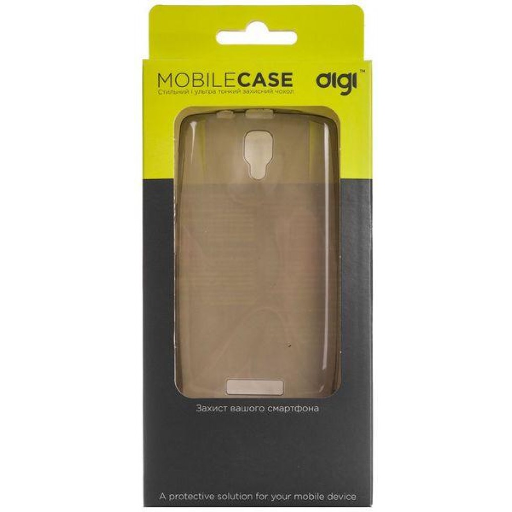 Чехол DIGI Lenovo A1000 - TPU Clean Grid Black
