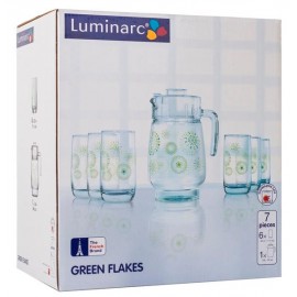 Набор LUMINARC GREEN FLAKES, 7 предметов