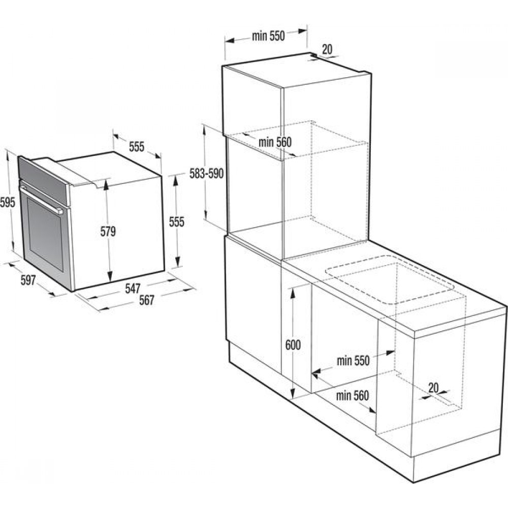 Духовой шкаф Gorenje BO 658 A31WG (EVP351-441E)