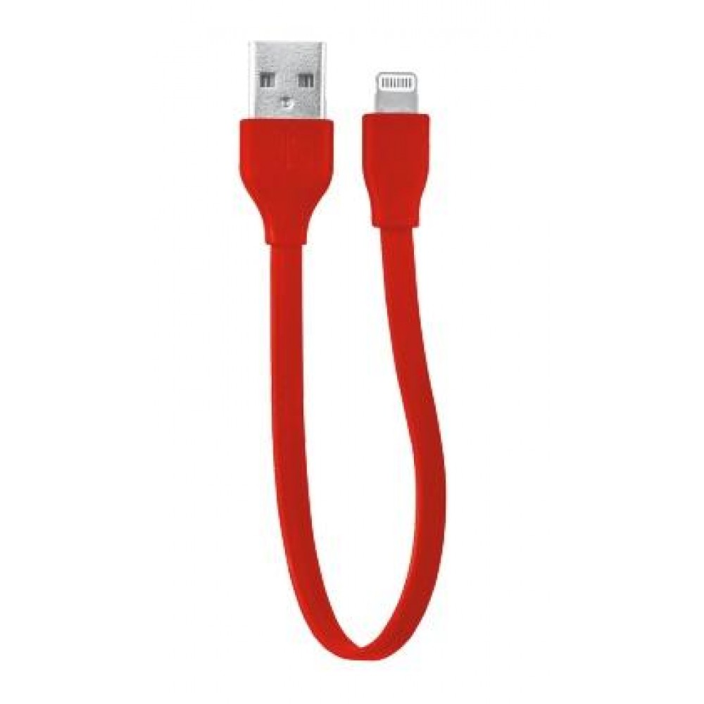 Кабель Trust URBAN FLAT LIGHTNING CABLE 20cm Red
