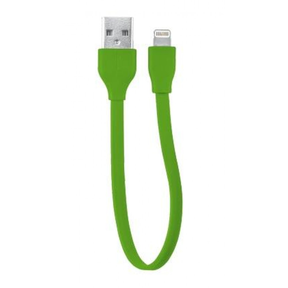 Кабель Trust URBAN FLAT LIGHTNING CABLE 20 см Lime