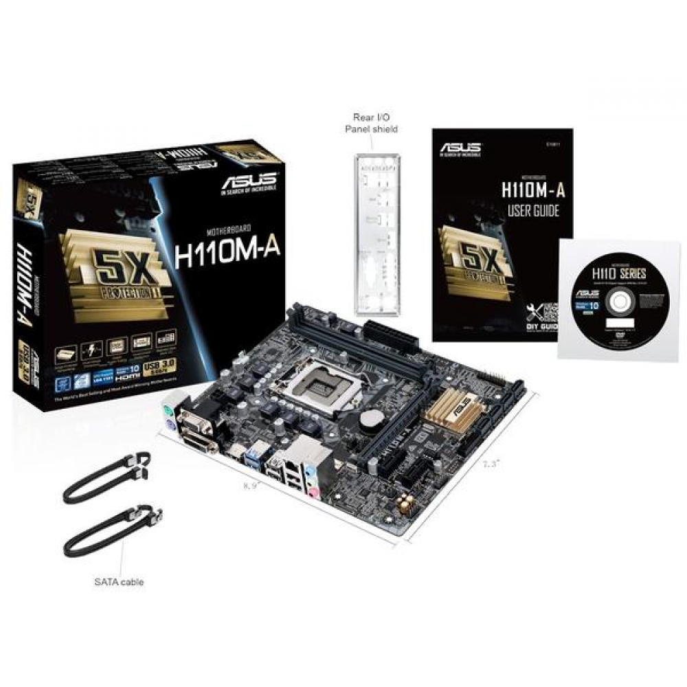Материнская плата Asus s1151 H110 H110M-K