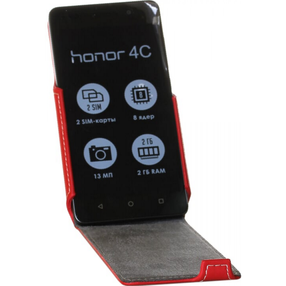 Чехол Red Point Huawei Honor 4C - Flip case Red