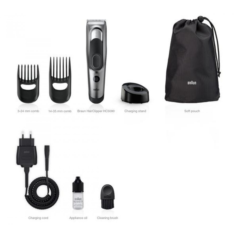 Машинка для стрижки Braun HairClip HC5090
