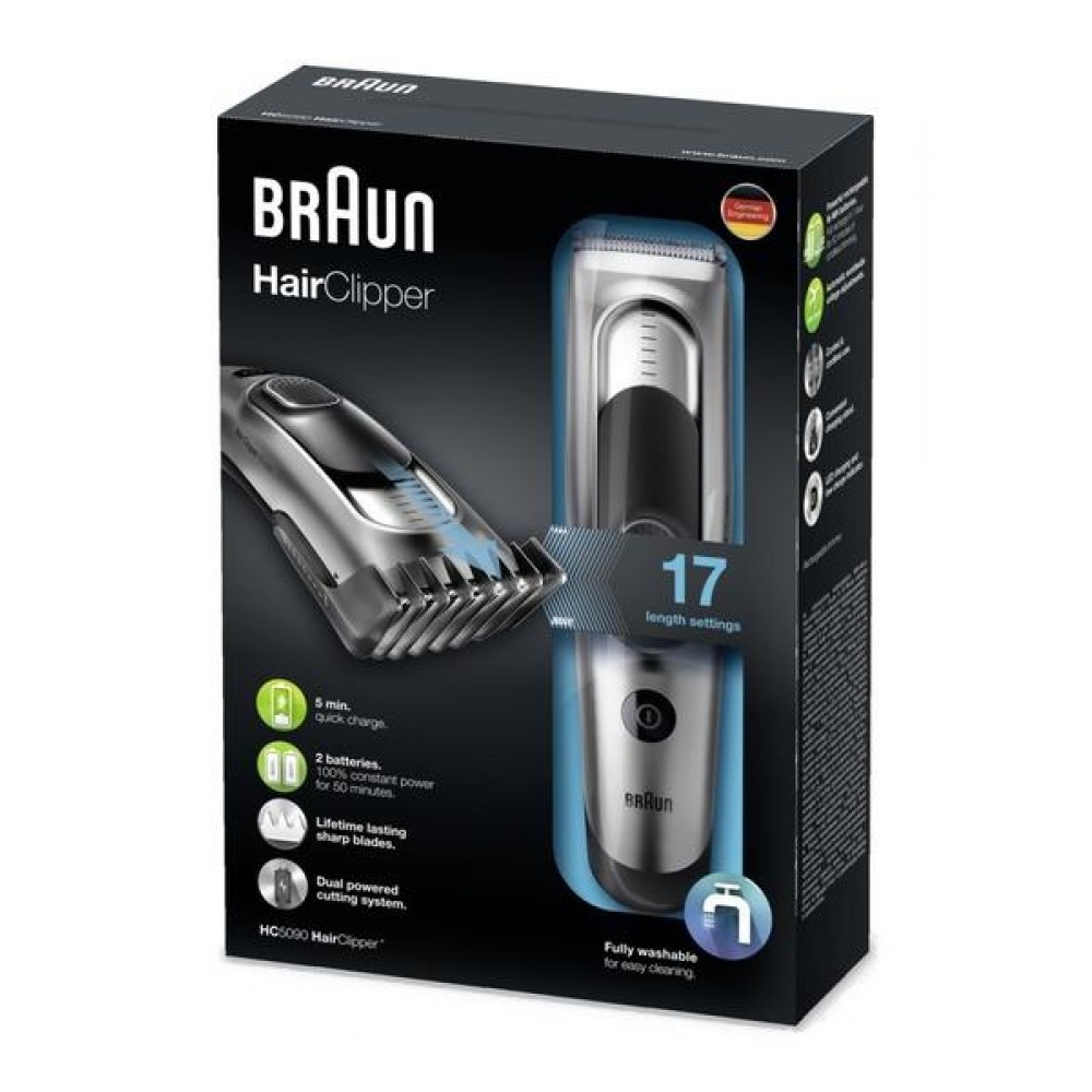 Машинка для стрижки Braun HairClip HC5090