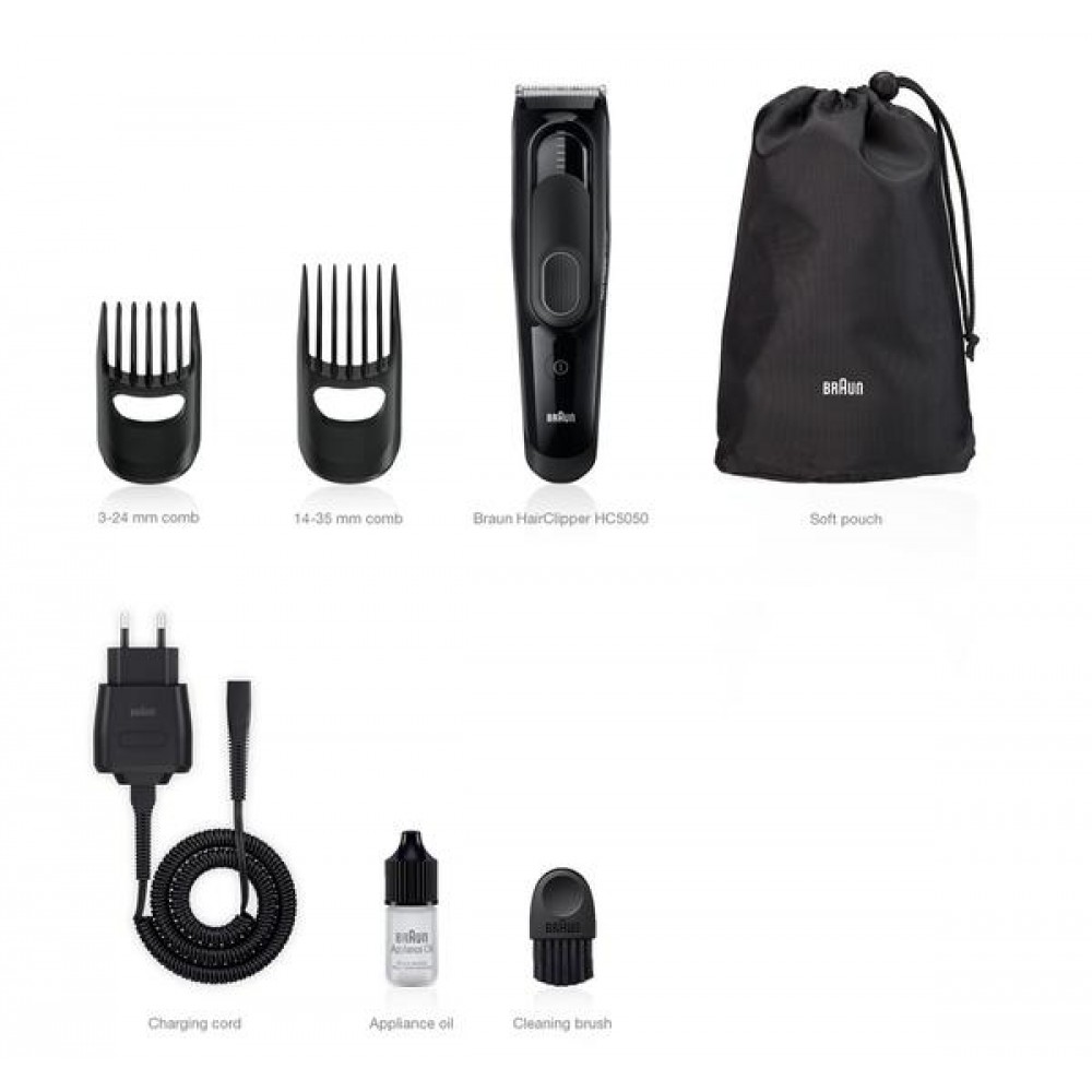 Машинка для стрижки Braun HairClip HC5050