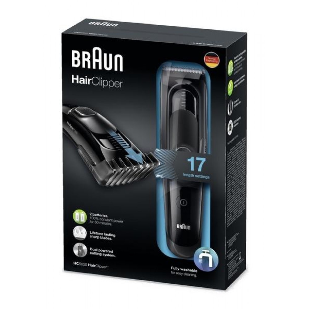 Машинка для стрижки Braun HairClip HC5050