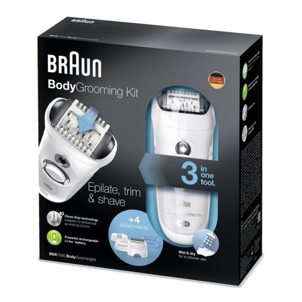 Эпилятор Braun BodyGroomKit BGK7050