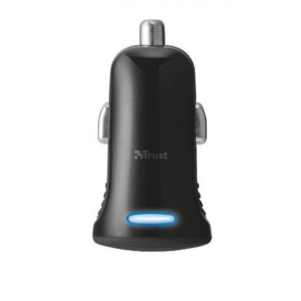 Автомобильное зарядное устройство Trust 5W Car Charger Black