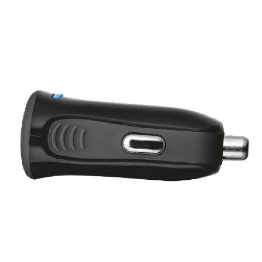 Автомобильное зарядное устройство Trust 5W Car Charger Black