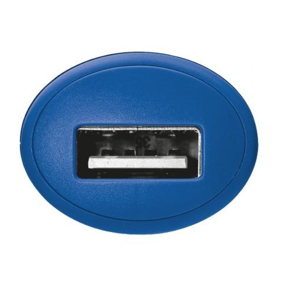 Автомобильное зарядное устройство Trust 5W Car Charger Blue
